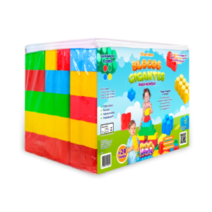 Blocos Gigantes de Montar 4 cores com 50 peças