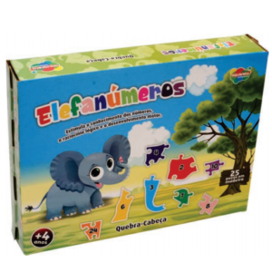 Elefanúmeros Quebra-cabeça