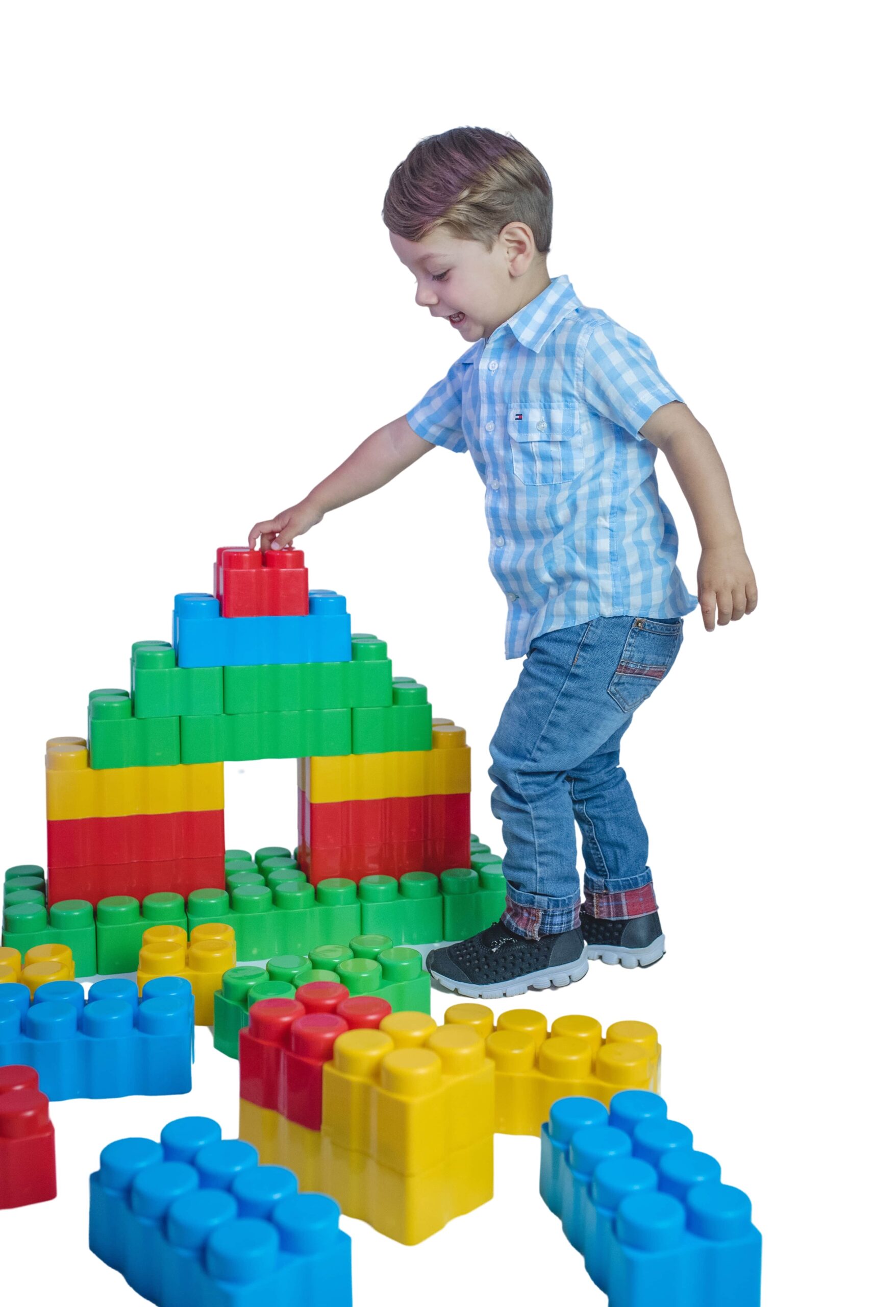 COMBO 4 BLOCOS GIGANTES 50 PEÇAS - Imagem 9